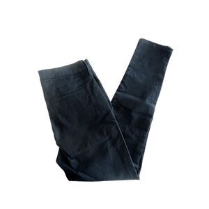 Joe's Womens Pants High (rise) Honey Curvy Skinny Ankle Black Shimmer Plaid 28